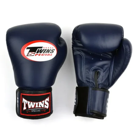 Twins BGVL4 Navy Velcro Muay Thai Gloves