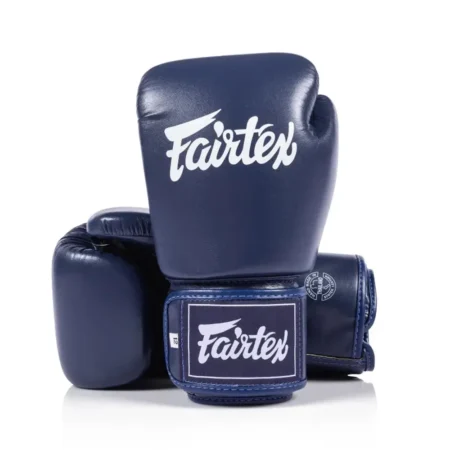 Fairtex BGV1C-Plus Microfibre Blue Muay Thai Gloves